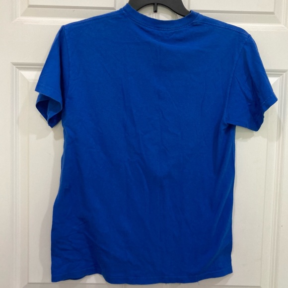EUC M PlayStation Always in Control royal blue w/white screen graphic tee Medium - Picture 2 of 3